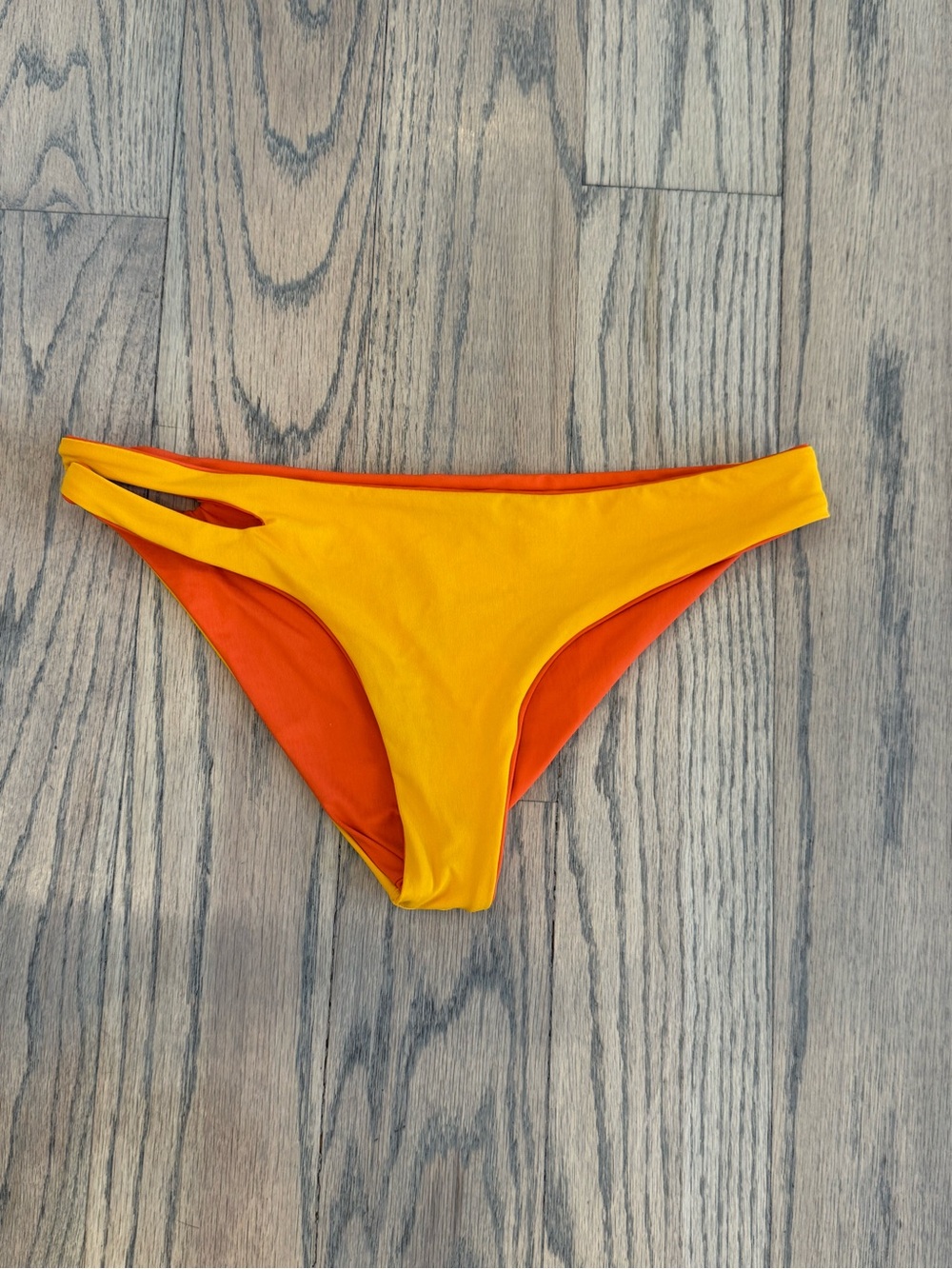 L*Space Women’s Breakers Reversible Orange Women's Swim Bottom Size Small - Picture 7 of 9